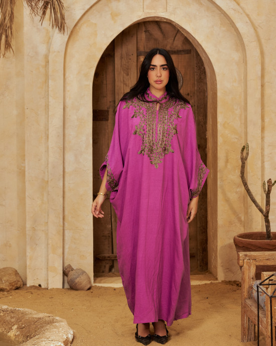 Luxurious caftan designed with elegant oriental touches