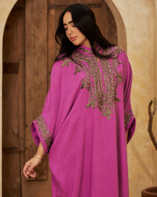 Luxurious caftan designed with elegant oriental touches