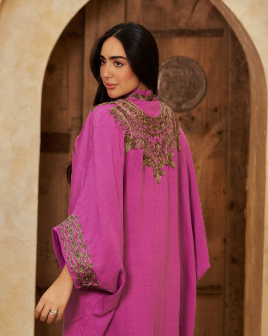 Luxurious caftan designed with elegant oriental touches