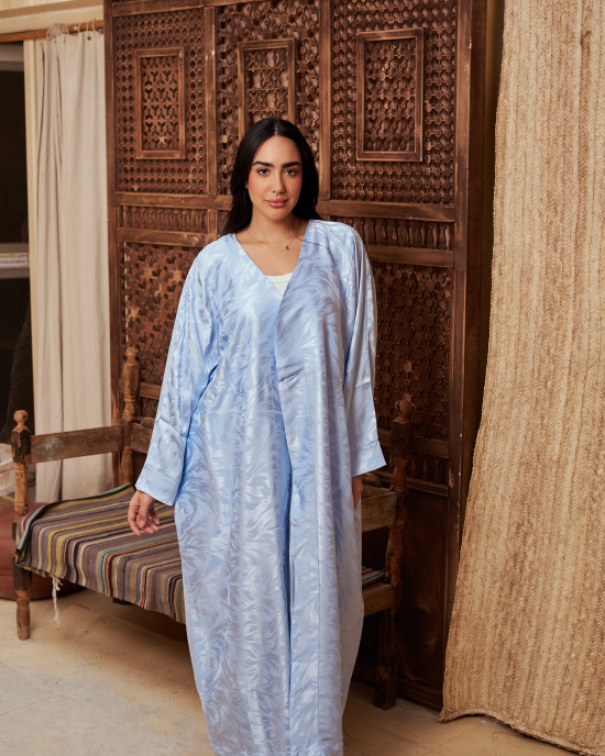 Shiny Beige Long Women's Satin Cardigan Shiny Beige Long Women's Satin Cardigan