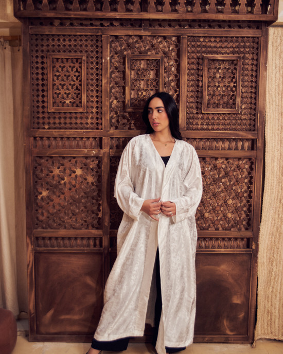 Long Satin Cardigan Elegance and Luxury