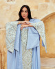Long Linen kaftan with Wide Sleeves
