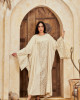 Long Linen kaftan with Wide Sleeves