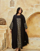 Long Linen kaftan with Wide Sleeves