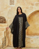 Long Linen kaftan with Wide Sleeves